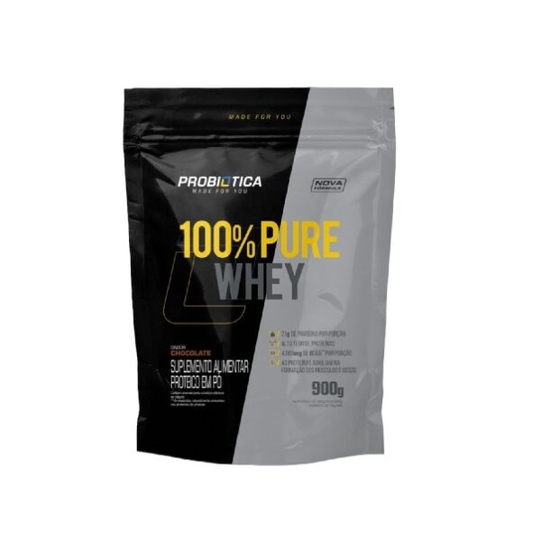 100% Pure Whey Refil (900g) - Sabor: Chocolate