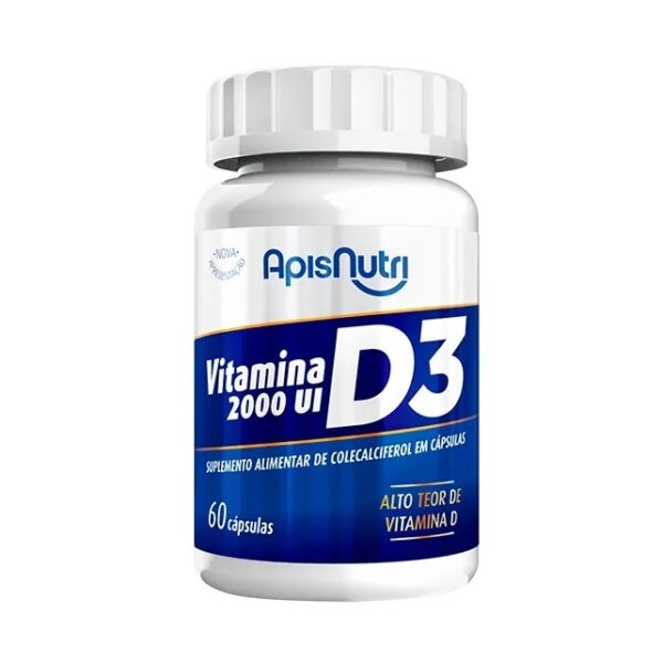 Vitamina D3 2000UI (60 caps) - Padrão: Único
